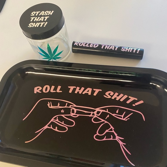 Holographic Roll That Shit! Rolling Tray Set - Picture 4 of 5